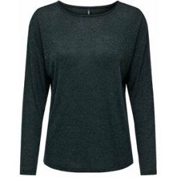 Tee shirt manches longues col rond maille fine Femme ONLY