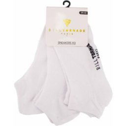 Lot de 3 paires de socquettes en coton Homme BILL TORNADE