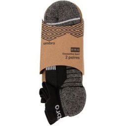 Socquettes lot de 2 t39-46 Homme UMBRO