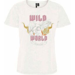 Tee shirt 100% coton imprimé col rond en coton VERO MODA