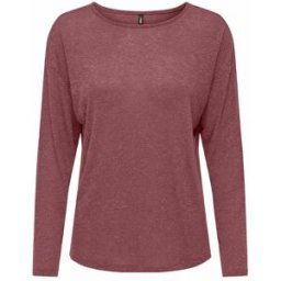 Tee shirt manches longues col rond maille fine Femme ONLY