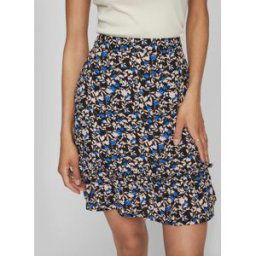 Jupe fluide courte imprimée floral Femme VILA