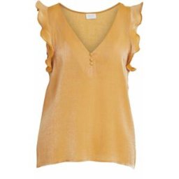 Haut sm jaune 14067188 Femme VILA