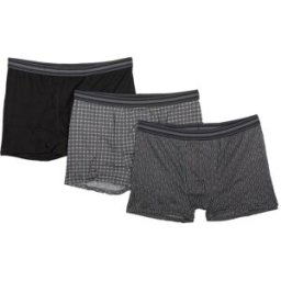 Lot de 3 boxers noirs et gris Homme CLASSIC BOXER