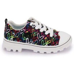 Baskets basses x James Goldcrown black/multi hashtag love Enfant SKECHERS