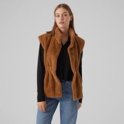 Veste gilet sans manches fausse fourrure Femme VERO MODA
