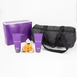 Coffret parfum 'pour elle' 4 pieces sac + edp 100ml + lait 100ml + gel Femme MAUBOUSSIN