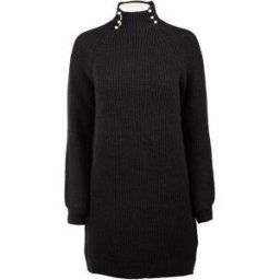 Robe pull col montant perles Femme ONLY