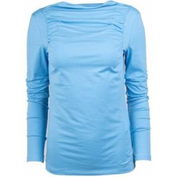 Tee shirt manches longues froncé coton stretch Femme VILA