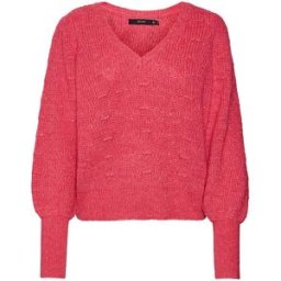 Pull col V manches ballons Femme VERO MODA