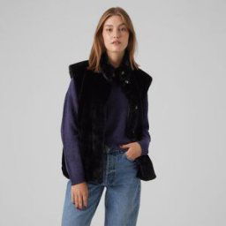 Veste gilet sans manches fausse fourrure Femme VERO MODA