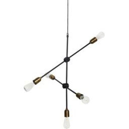 House Doctor Lampe à suspension Molecular 5 ampoules
