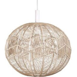 Globen Lighting Suspension Missy Ø45 cm Nature-blanc