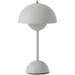 &Tradition Lampe de table Flowerpot portable VP9 Matt light grey