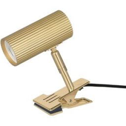 Globen Lighting Lampe à pince Hubble Laiton brossé