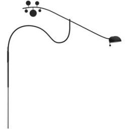 Noon Lampe murale Juno Noir-noir