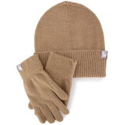 Coffret bonnet + gant assortis Femme LA CASA DEL CACHEMIRE