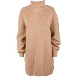 Robe pull en maille caramel Femme CALVIN KLEIN