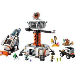 Lego La station spatiale et la base de lancement de fusées