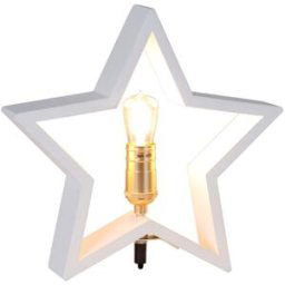 Star Trading Étoile de l'Avent Lysekil pour la table 48 cm blanc