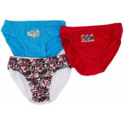Lot de 3 slips coton imprimé Stromtroopers droïdes Enfant STAR WARS