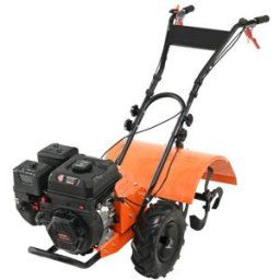 VEVOR Motoculteur Thermique à Moteur Essence 212 CC à 4 Temps avec 4 Dents Arrière Réglables en Acier Grandes Roues Installation Facile Cultivateur de Sol pour Potager Jardinière Travail du Sol Champs