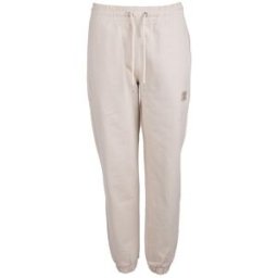 Pantalon jogging logo brodé droit beige Femme CALVIN KLEIN