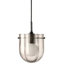 GUBI Suspension Seine Ø17,2 cm Brass-smoke