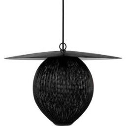 GUBI Lampe à suspension Satellite moyenne midnight black (noir)