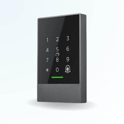 Clavier de contrôle d'accès tactile connecté locky-7c avec boitier métal à code, badge et bluetooth