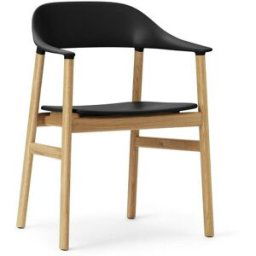 Normann Copenhagen Chaise Herit en chêne Noir