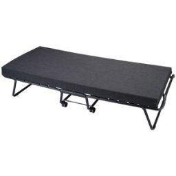 Lit d'appoint pliant avec matelas pour collectivités