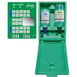 Coffret lavage oculaire Plum Duo 1 L NaCl + 500 ml pH Neutral