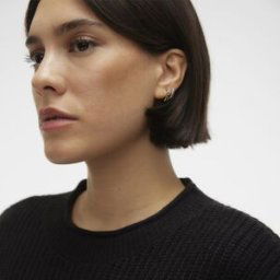 Pull over manches longues vmsayla en maille Femme VERO MODA