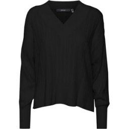 Pull over manches longues col V Femme VERO MODA