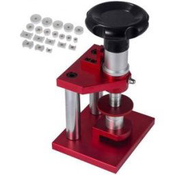 VEVOR Outils de réparation de montre Presse de montre avec 20 matrices Boîtier de montre plus proche pour fermer le couvercle arrière de la montre Capper Machine de fermeture arrière Outil d'établi Bo