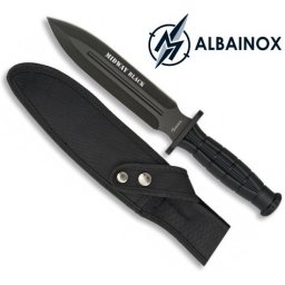 Poignard dague 30cm tactique noir ALBAINOX