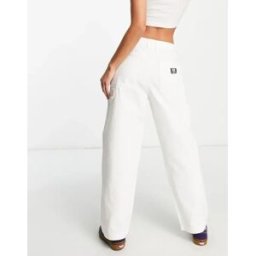 Vans - Ground Work - Pantalon - Blanc Blanc W28 female