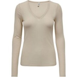 Haut manches longues col V Femme ONLY