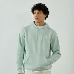 New Balance Hoodie Small Logo vert m homme
