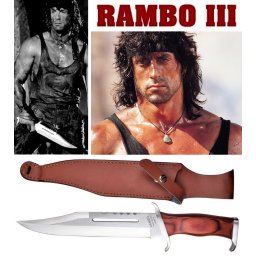 Poignard RAMBO 3 couteau 42cm officiel Film Partie III