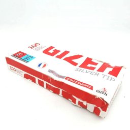 [Boite écrasée] 100 Tubes cigarettes Gizeh Silver Tip