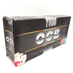 [Boite écrasée] 1000 Tubes Cigarettes OCB