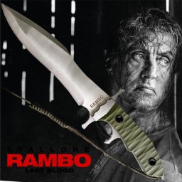 Poignard RAMBO 5 couteau 38cm officiel Film Partie V