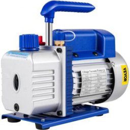 VEVOR 230V/50HZ Pompe à Vide 3CFM 1/4HP Pompe à Vide Frigoriste 85L/Min Pompe à Vide Climatisation Voiture Électrique Air Pompe à Vide Systèmes de