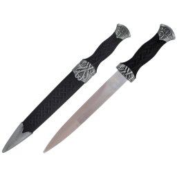 Dague ornementale 26,5cm fourreau lame acier