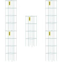 VEVOR – Cage de Support pour plantes à tomates, carré en acier, 3,8 pieds, vert, pour jardin, paquet de 5