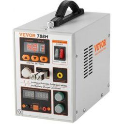 Soudeuse par points de batterie VEVOR 788H, soudeuse à impulsion et chargeur de batterie, 2 Modes de soudage