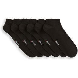 celio Lot de 6 paires de chaussettes courtes en coton mélangé - noir NOIR
