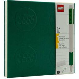 Lego Carnet et stylo à encre gel - Vert